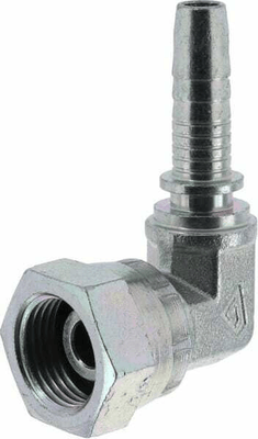 Pièces agricoles - Hydraulique - Raccord sertir DN08-3/8BSP 90°