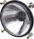Headlight insert round, transparent, bolt on, 139x139mm, Wesem
