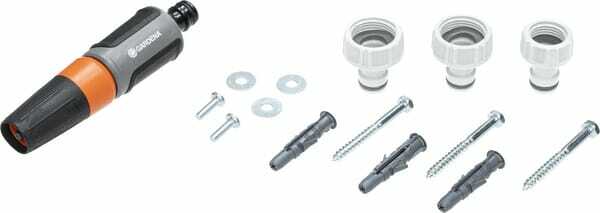 Pièces agricoles - Hydraulique - Enrouleur de tuyau mural RollUp S, 15 m 1/2" avec pulvérisateur