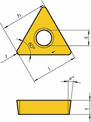 Outils - Outils divers - Porte-plaquette TCMT 16T308 10x