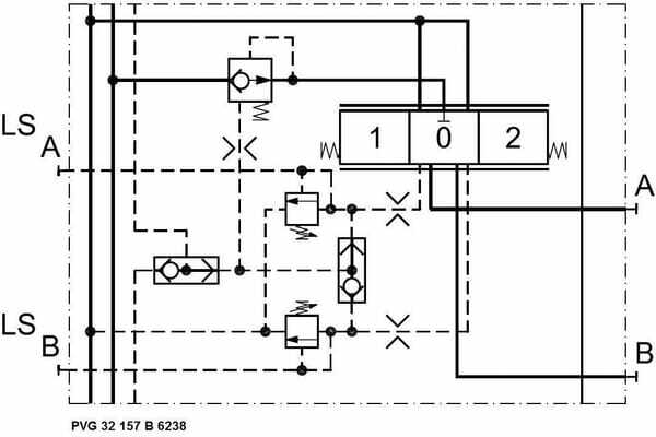 Pièces agricoles - Hydraulique - Module de base PVB 157-B-6238