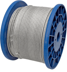 Pièces agricoles - Fasteners - Câble acier ds gaine PVC, 3 mm
