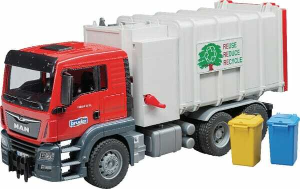 Loisirs - Jouets - Côté Camion poubelle MAN