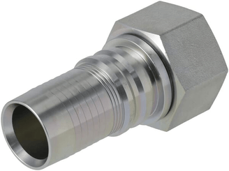 Pièces agricoles - Hydraulique - Raccord à sertir 4SH-DN40-1,1/2" BSP