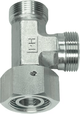Pièces agricoles - Hydraulique - Raccord en T réglable 8S SS