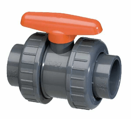 Pièces agricoles - Hydraulique - Robinet en PVC DIL 90 x 90