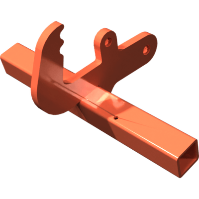 Pièces agricoles - Pièce divers - tube de retenue soudé -peint-