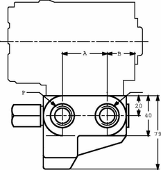 Pièces agricoles - Hydraulique - Valve prioritaire 152B0016 Int.