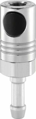 Pièces agricoles - Pièce pneumatique - Accouplement de sécurité tuyau 6mm