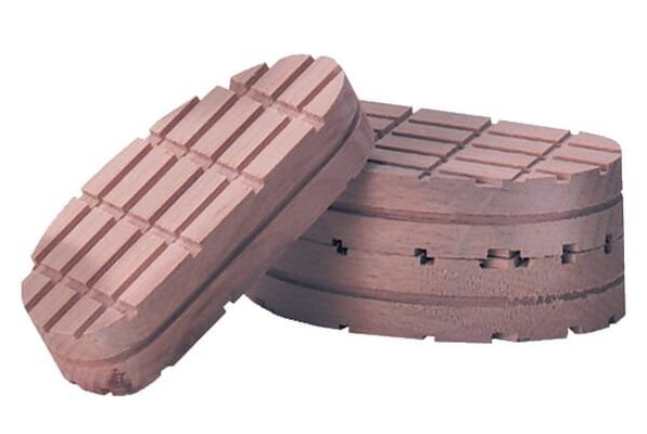 Pièces agricoles - Cloture,Jardin & Sylviculture - Bloc de bois Standard 112mm 2pcs