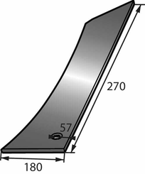 Pièces agricoles - Machines - Etrave G. 16" HLL Goizin