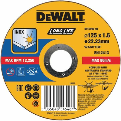 Outils - Outils divers - Disque à tronçonner l'inox Ø125x1,6mm