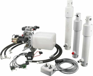 Pièces agricoles - Hydraulique - Unité levage chasse-neige24VDC