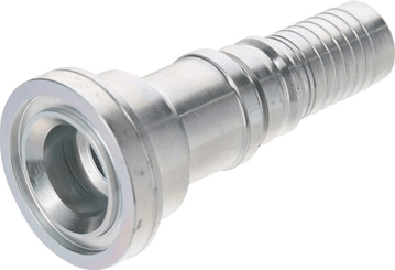 Pièces agricoles - Hydraulique - Raccord à sertir 4SH-DN25 avec bride ø54,0 mm
