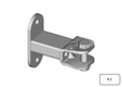 PAIRE DE CHAPE RALLONGEE MULTIFIX POUR MONTAGE "H"