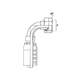 EMBOUT A SERTIR 42113 POR 15LF 90°