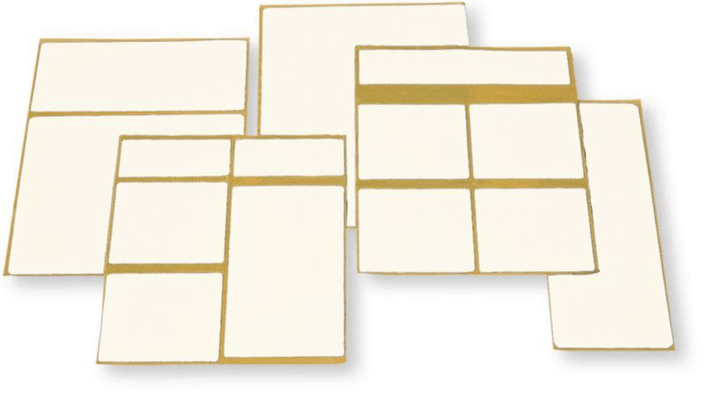 Automobile - Consommables et accessoires auto. - Kit de réparation de bâches blanc RAL 9016 (par 1)