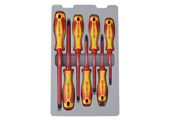 Outils - Outils divers - Jeu de 7 tournevis électricien 1000V Pozidriv et plats
