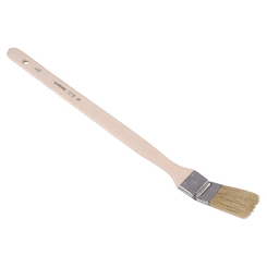 Chimie - Chimie divers - Brosse pour radiateur étoile en V, blanche poils de porc 38mm