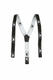 Bretelles pour pantalon avec passants, largeur de 4cm