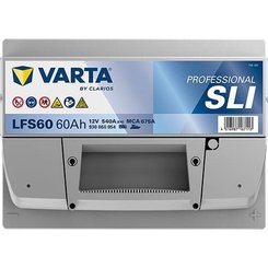 Pièces agricoles - Eclairage - Battery 12V 60Ah 540A LFS60 VARTA Professional Starter