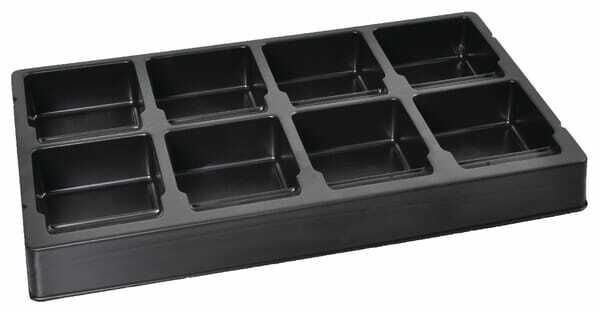 Pièces agricoles - Outils atelier - Conteneur à insert en plastique