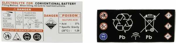Pièces agricoles - Eclairage - Batterie 12V 24Ah 260A Kramp