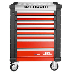 Outils - Outils divers - Servante JETM3 8 tiroirs rouge