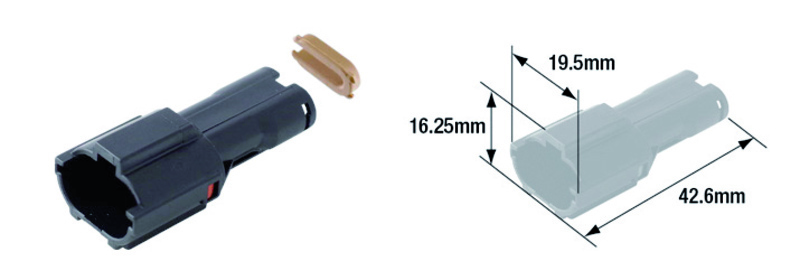 Pièces Quad & Motos - Outillage - Connectique électrique femelle étanche TOURMAX type 070 (FRY)