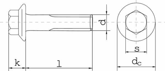 Pièces agricoles - Fasteners - Boulon Verbus Ripp zingué M8x20