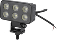 Lampe de travail LED, 60W, 4630lm, rectangulaire, 12/24V, blanc, 115x65x47mm prise Deutsch, faisceau étroit, 12LED