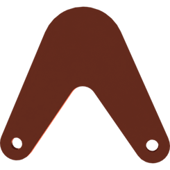 Pièces agricoles - Pièce divers - arrêt pour couvrir -peint-