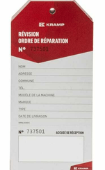 Pièces agricoles - Outils atelier - Carnet d'entretien (100 f.) FR