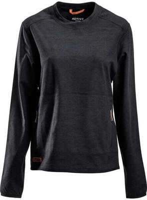 Vêtements et protections - Vêtement  - Sweat polaire col rond femme, anthracite L
