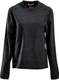 Sweat polaire col rond femme, anthracite L