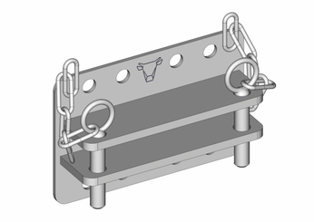 Materiels - Accessoires 30Kg-50Kg - PACK DE 16 CHAPES DOUBLES
