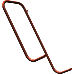 Pièces agricoles - Pièce divers - garde-corps soudé à gauche -peint-