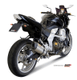 Silencieux MIVV Suono inox brossé noir/casquette carbone Kawasaki Z750