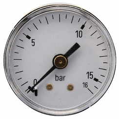 Pièces agricoles - Hydraulique - Manomètre Ø40 0-16bar ?" ar.