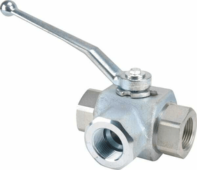 Pièces agricoles - Hydraulique - Robinet a 3 voies 1BSP