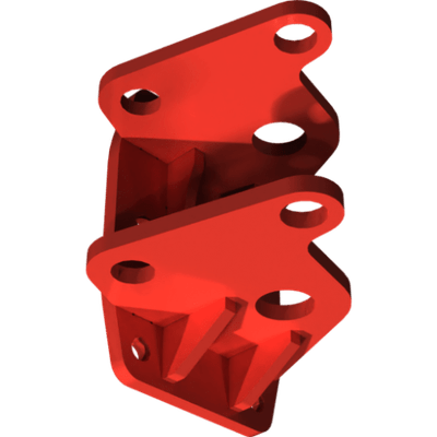 Pièces agricoles - Pièce divers - Support d’arbre RS soudé -peint-