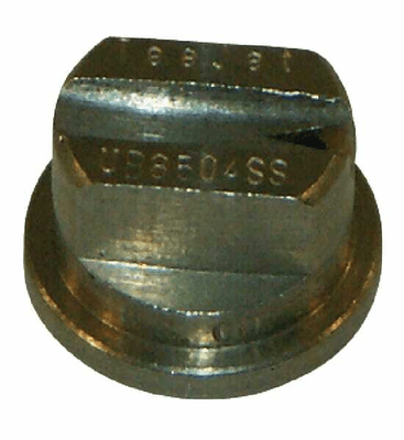 Pièces agricoles - Pièce Pulvérisateur - Buse de bordure à jet plat OC 85° 04 argent acier inoxydable TeeJet