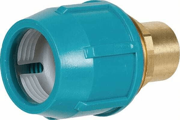 Pièces agricoles - Hydraulique - Raccord laiton 25x22mm PE mâle