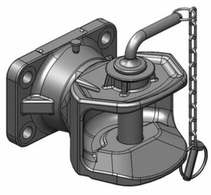 Pièces agricoles - Tracteur pièce adaptable - Chapes Types 140x80 M16 K1 (diamètre 31,5mm)