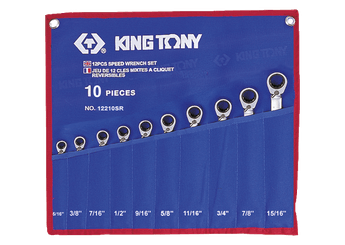 Outils - Outils divers - Trousse de 10 clés à cliquet réversible pouce 5/16" à 15/16"
