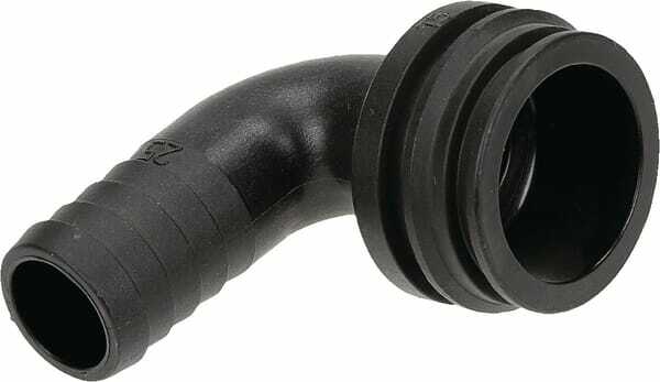 Pièces agricoles - Pièce Pulvérisateur - Raccord de tuyau 90° 25 mm avec connexion mâle T5