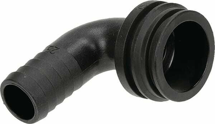 Pièces agricoles - Pièce Pulvérisateur - Raccord de tuyau 90° 25 mm avec connexion mâle T5