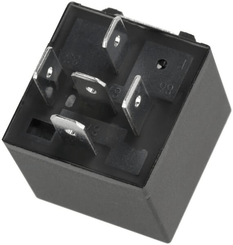 Pièces agricoles - Eclairage - Mini relais 12V, inverseur, 30A/40A, avec résistance, avec support