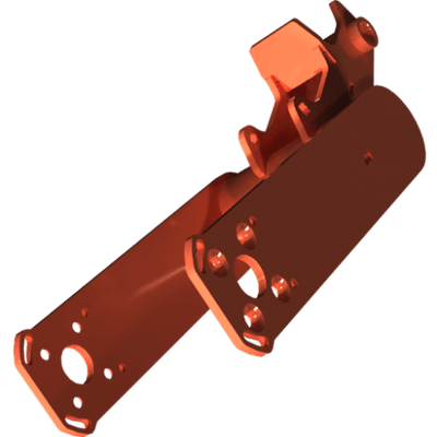 Pièces agricoles - Pièce divers - Bras oscillant étroit soudé peint