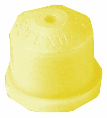 Pièces agricoles - Pièce Pulvérisateur - Buse à cône plein FCX 80° 2 jaune plastique Hypro